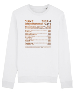 June Born Fun Facts Bluză mânecă lungă Unisex Rise