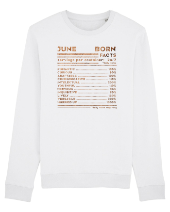 June Born Fun Facts White