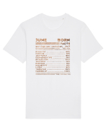 June Born Fun Facts Tricou mânecă scurtă Unisex Rocker