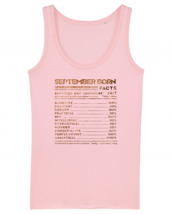 September Born Fun Facts Cotton Pink