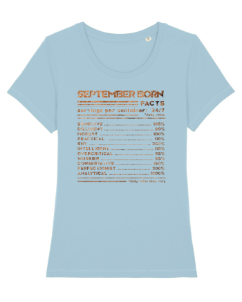 September Born Fun Facts Sky Blue