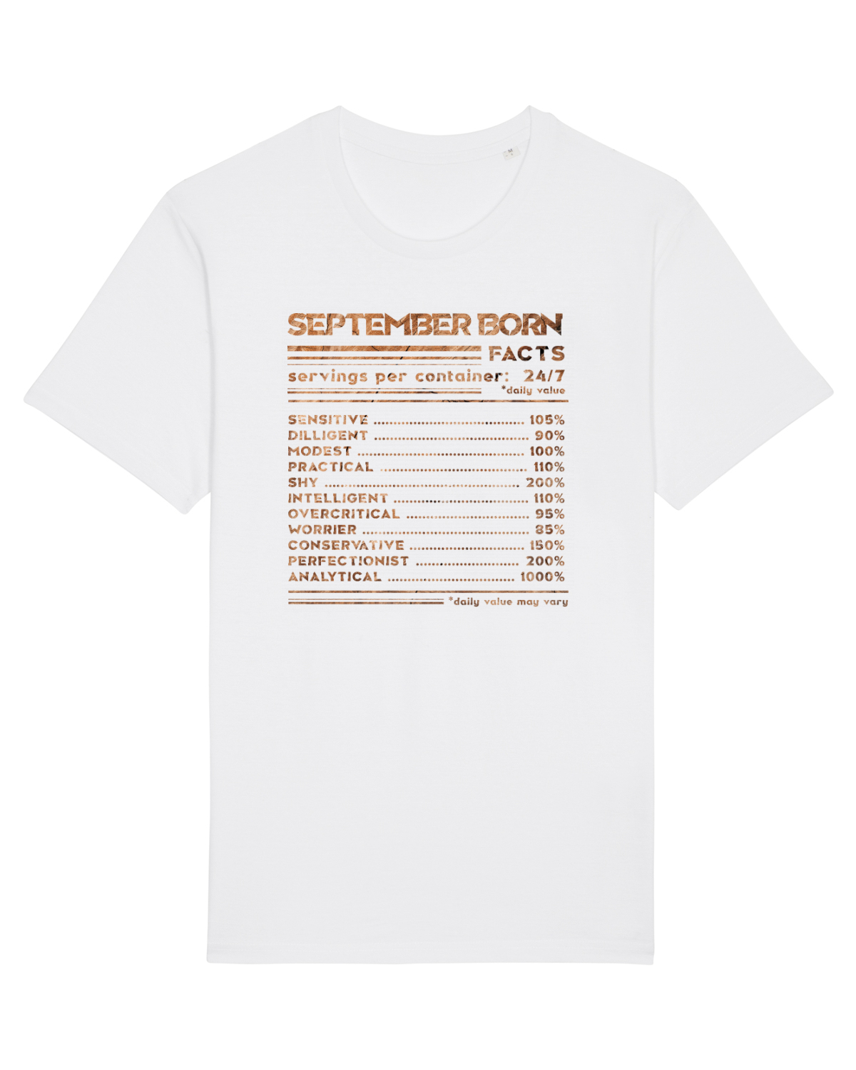 Tricou mânecă scurtă Unisex Rocker White