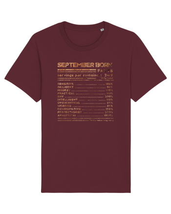 September Born Fun Facts Burgundy