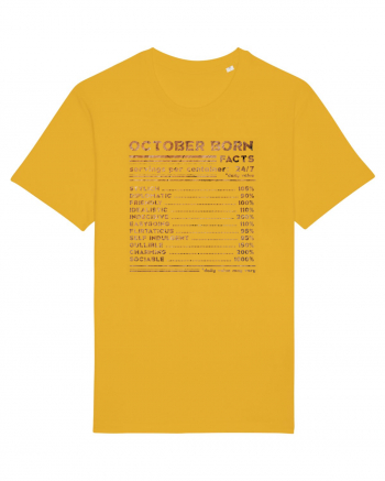 October Born Fun Facts Spectra Yellow