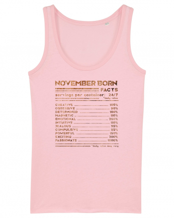 November Born Fun Facts Cotton Pink