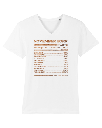 November Born Fun Facts White