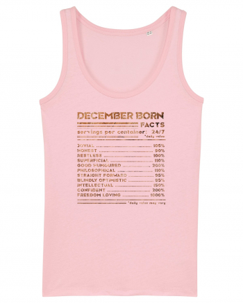 December Born Fun Facts Cotton Pink