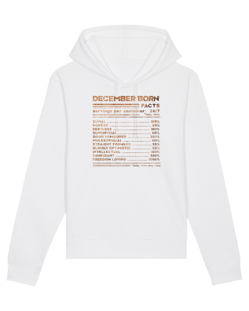 December Born Fun Facts White
