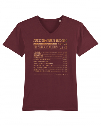 December Born Fun Facts Burgundy
