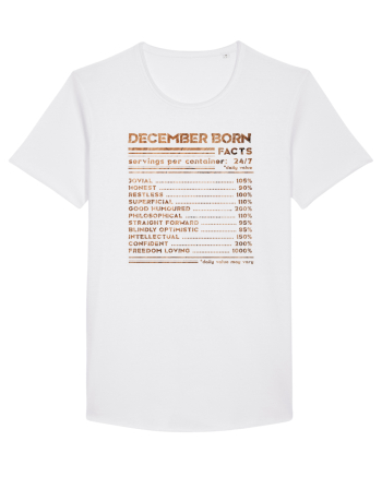 December Born Fun Facts White