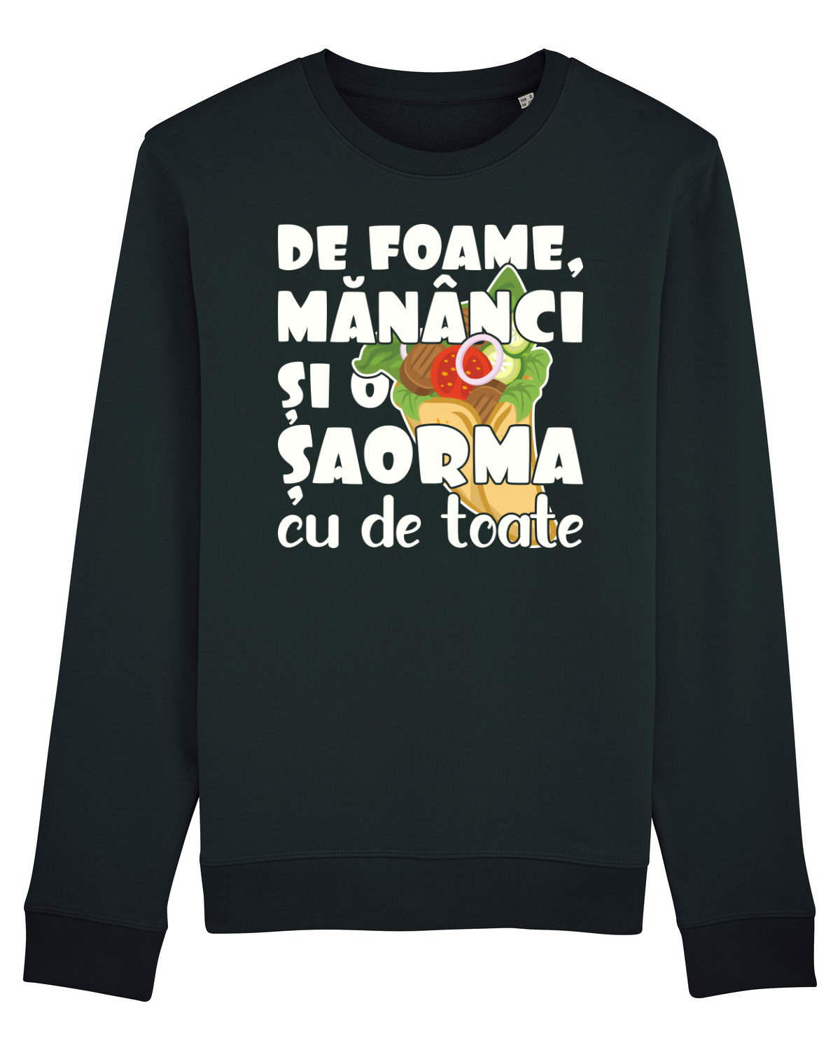 Bluză mânecă lungă Unisex Rise Black