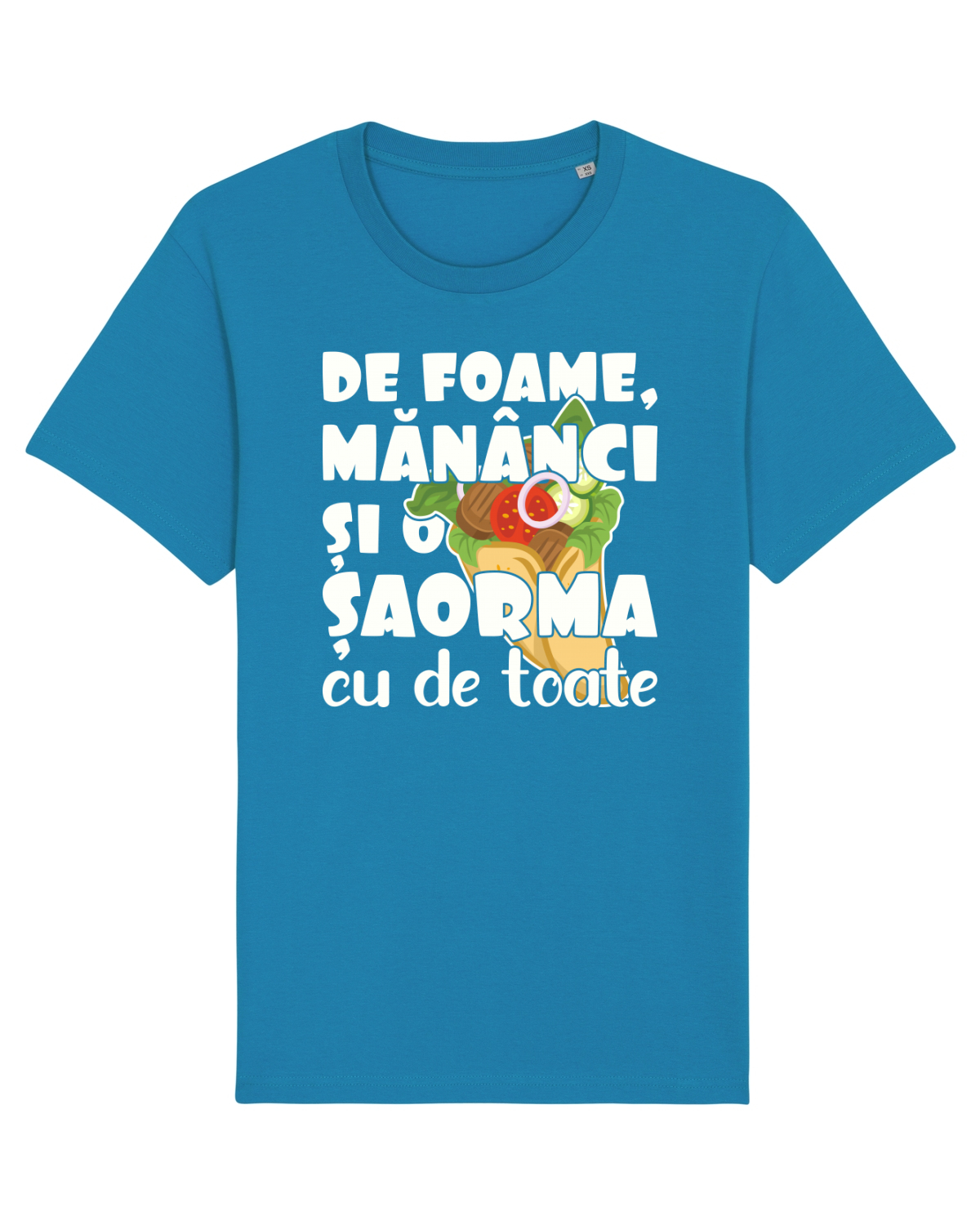 Tricou mânecă scurtă Unisex Rocker Azur