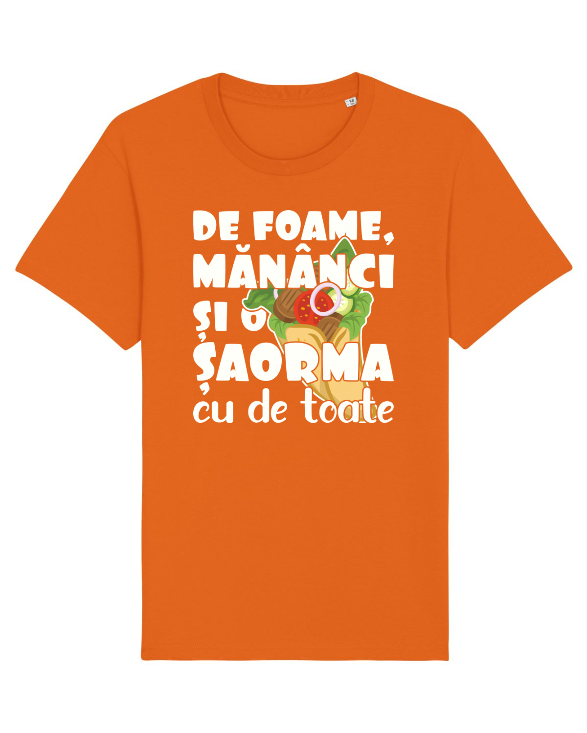 Tricou mânecă scurtă Unisex Rocker Bright Orange