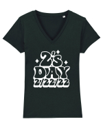 2'Sday 2.22.22 Twosday Tricou mânecă scurtă guler V Damă Evoker