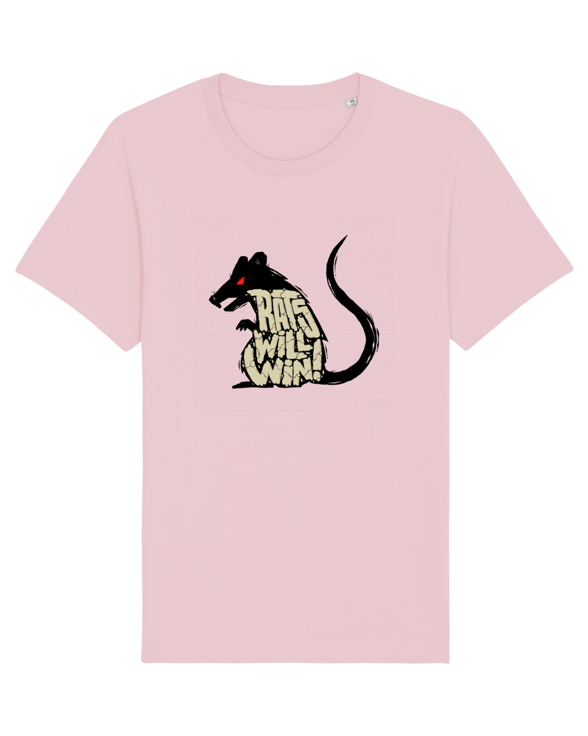 Tricou mânecă scurtă Unisex Rocker Cotton Pink