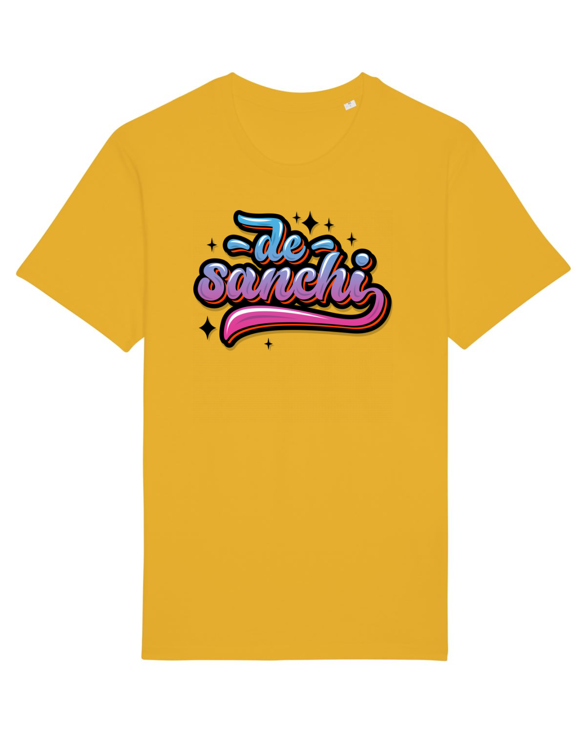 Tricou mânecă scurtă Unisex Rocker Spectra Yellow