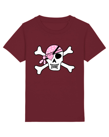 Pink Lover Skull Burgundy