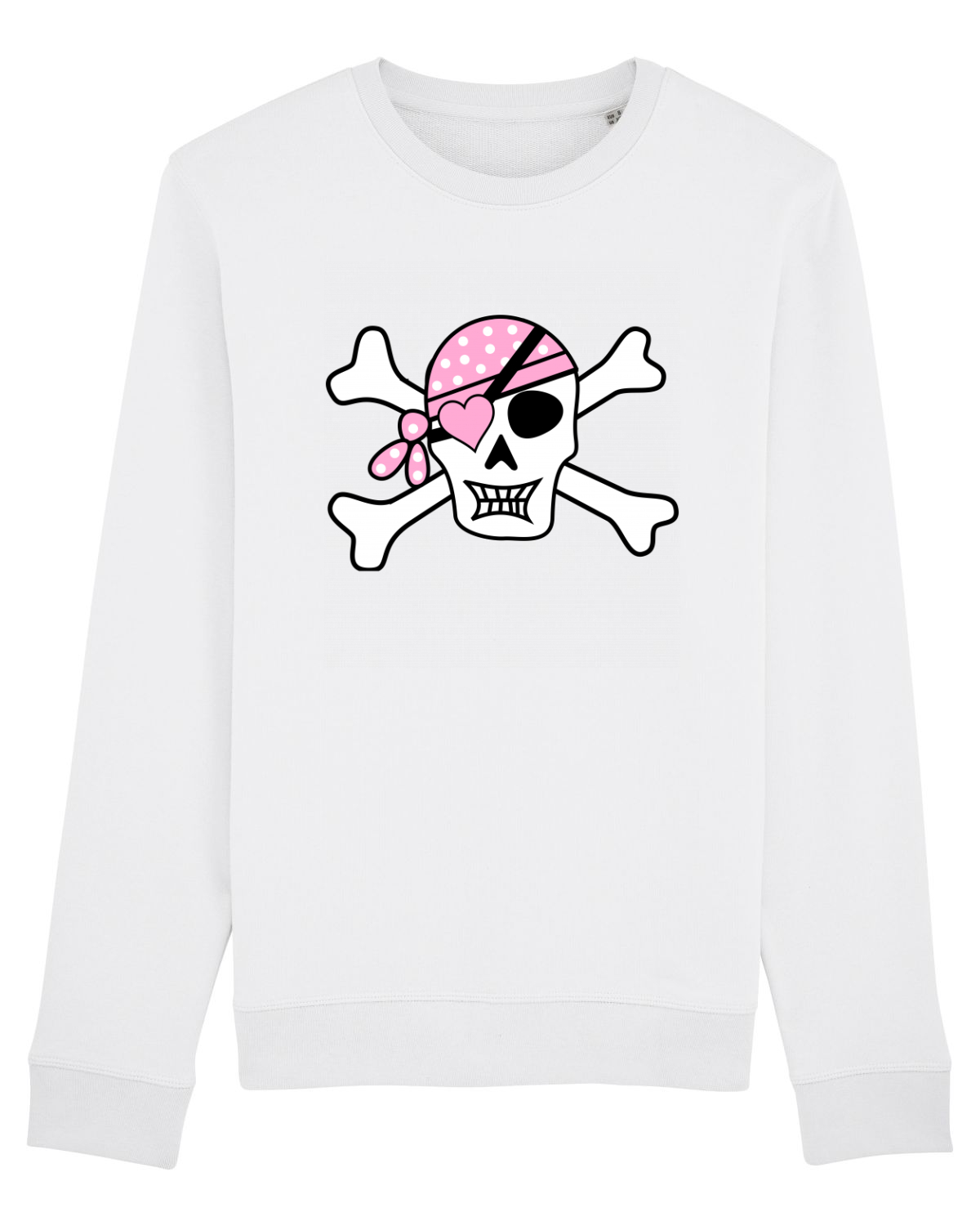 Bluză mânecă lungă Unisex Rise White