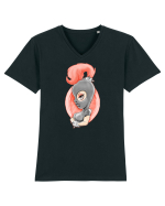 B D S M Chick Tricou mânecă scurtă guler V Bărbat Presenter