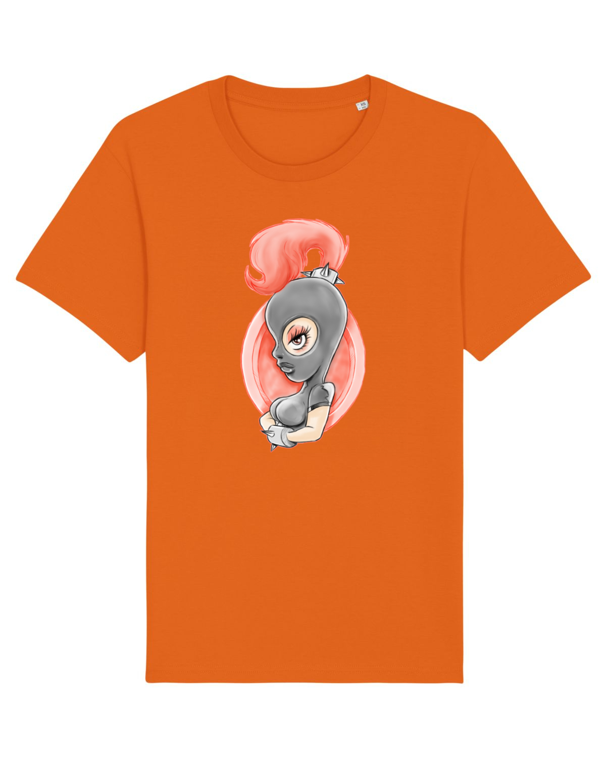 Tricou mânecă scurtă Unisex Rocker Bright Orange