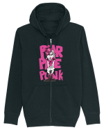 Purple Punk Hanorac cu fermoar Unisex Connector