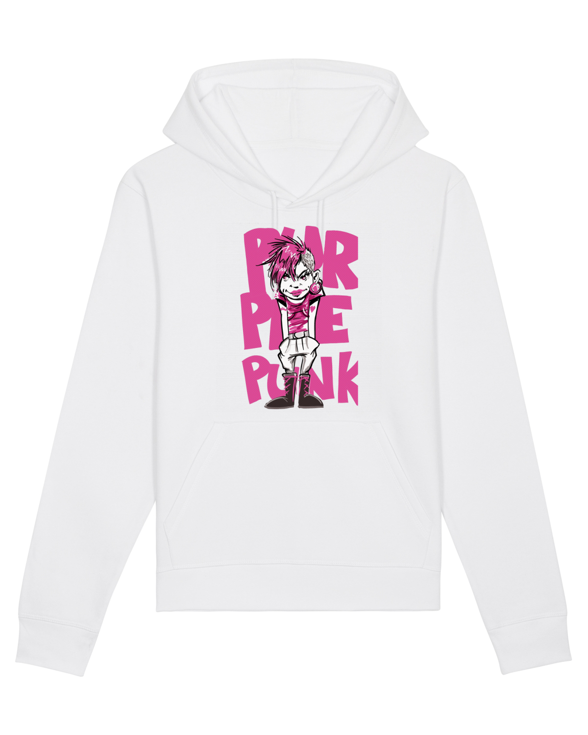 Hanorac Unisex Drummer White