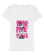 Purple Punk Tricou mânecă scurtă guler V Damă Evoker
