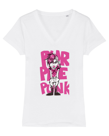 Purple Punk White