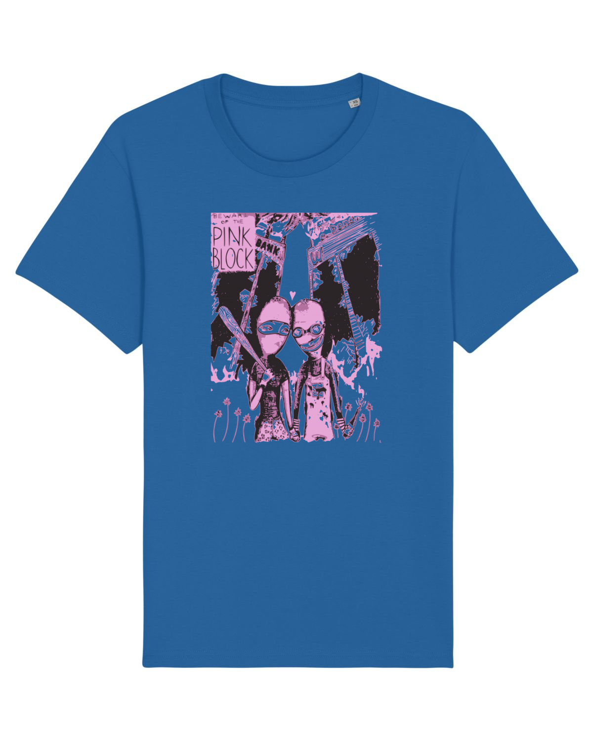 Tricou mânecă scurtă Unisex Rocker Royal Blue