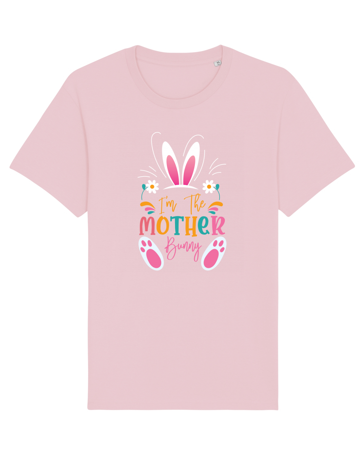 Tricou mânecă scurtă Unisex Rocker Cotton Pink