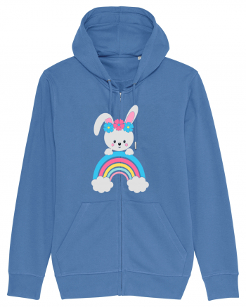 Bunny Rainbow Bright Blue