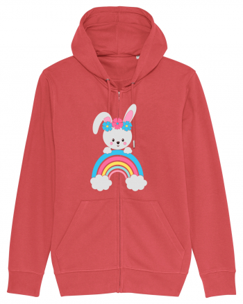 Bunny Rainbow Carmine Red