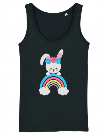 Bunny Rainbow Black