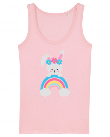 Bunny Rainbow Cotton Pink