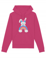 Bunny Rainbow Hanorac Unisex Drummer