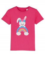 Bunny Rainbow Tricou mânecă scurtă  Copii Mini Creator