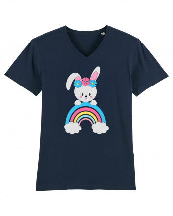 Bunny Rainbow French Navy