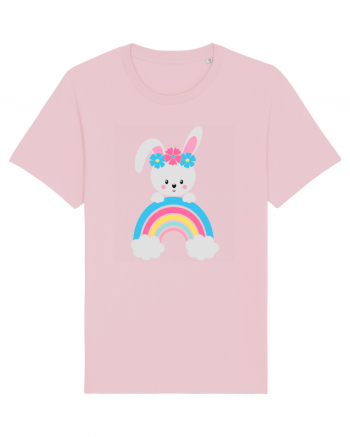 Bunny Rainbow Cotton Pink