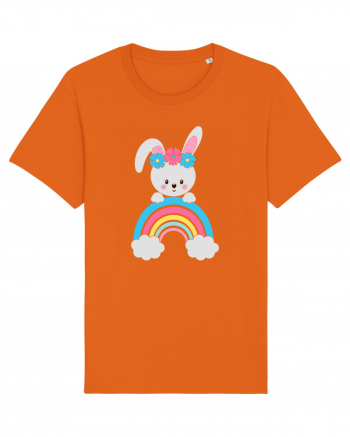 Bunny Rainbow Bright Orange