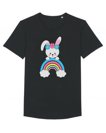 Bunny Rainbow Black