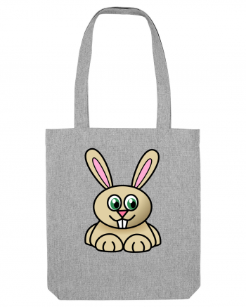 Bunny Cartoon Heather Grey