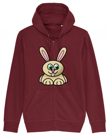 Bunny Cartoon Burgundy