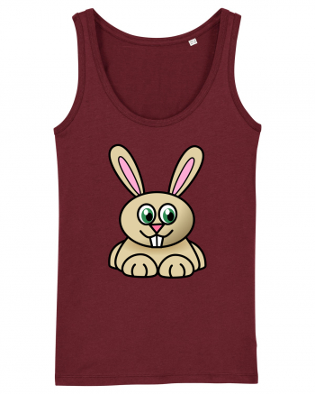 Bunny Cartoon Burgundy