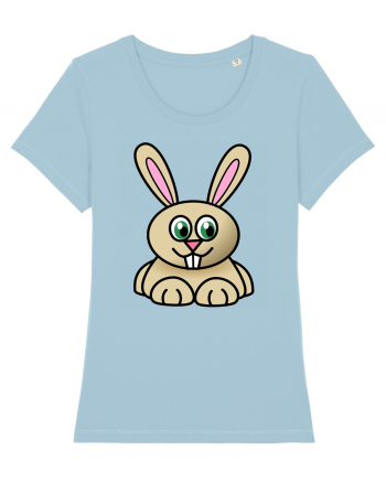 Bunny Cartoon Sky Blue