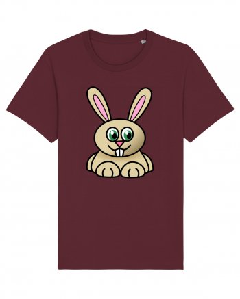 Bunny Cartoon Burgundy