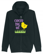 Chicks dig me Hanorac cu fermoar Unisex Connector