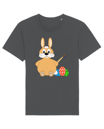 Easter bunny painting eggs Anthracite