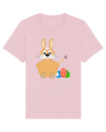 Easter bunny painting eggs Tricou mânecă scurtă Unisex Rocker