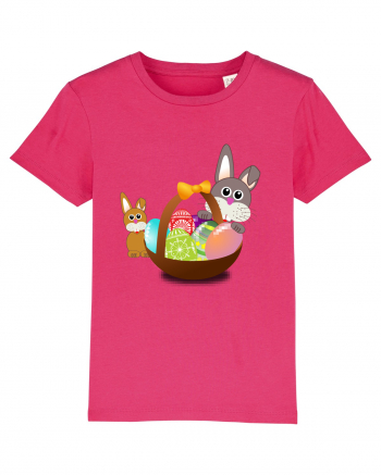 Easter rabbit with baby rabbit Raspberry