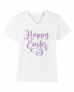 Happy Easter / Paste Fericit Tricou mânecă scurtă guler V Bărbat Presenter